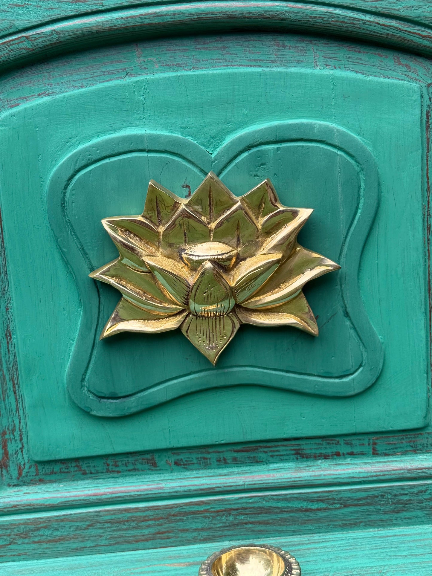 Wood Panel Diya Bracket