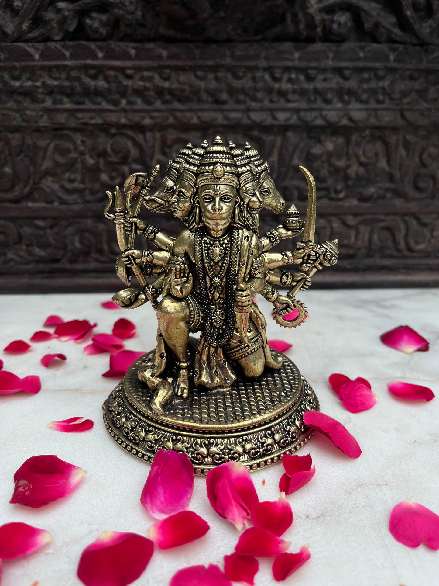 Brass Panchmukhi Hanuman