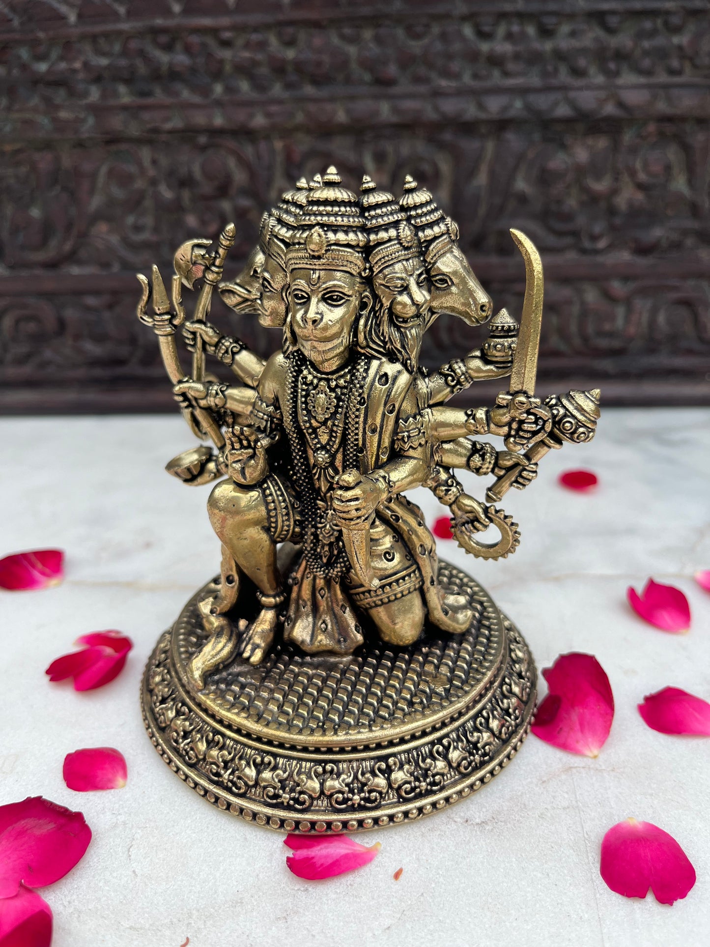 Brass Panchmukhi Hanuman