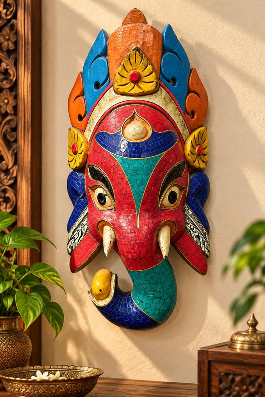 Stone Ganesha Mask