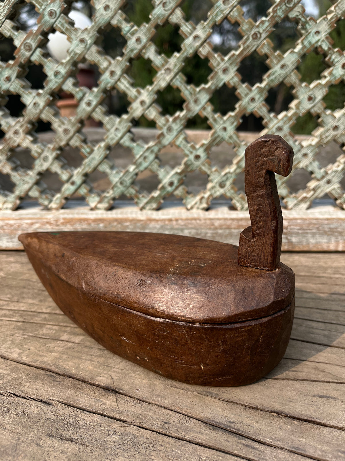 Wood Handle Spice Box