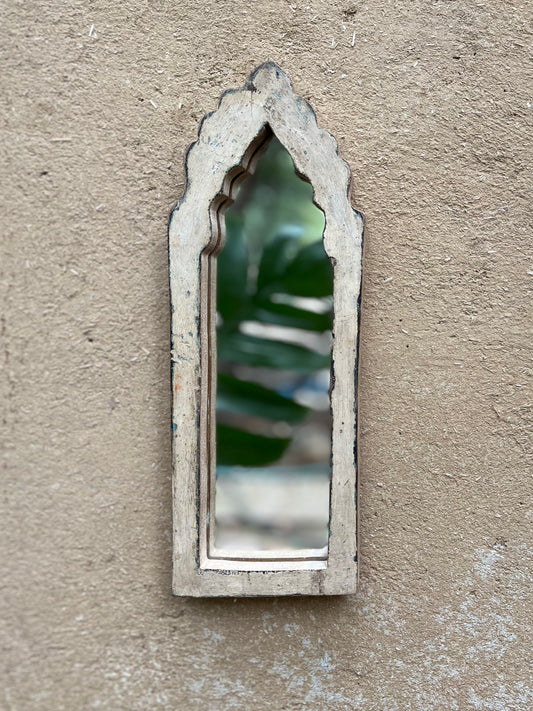 Wood Decor Arch Mirror
