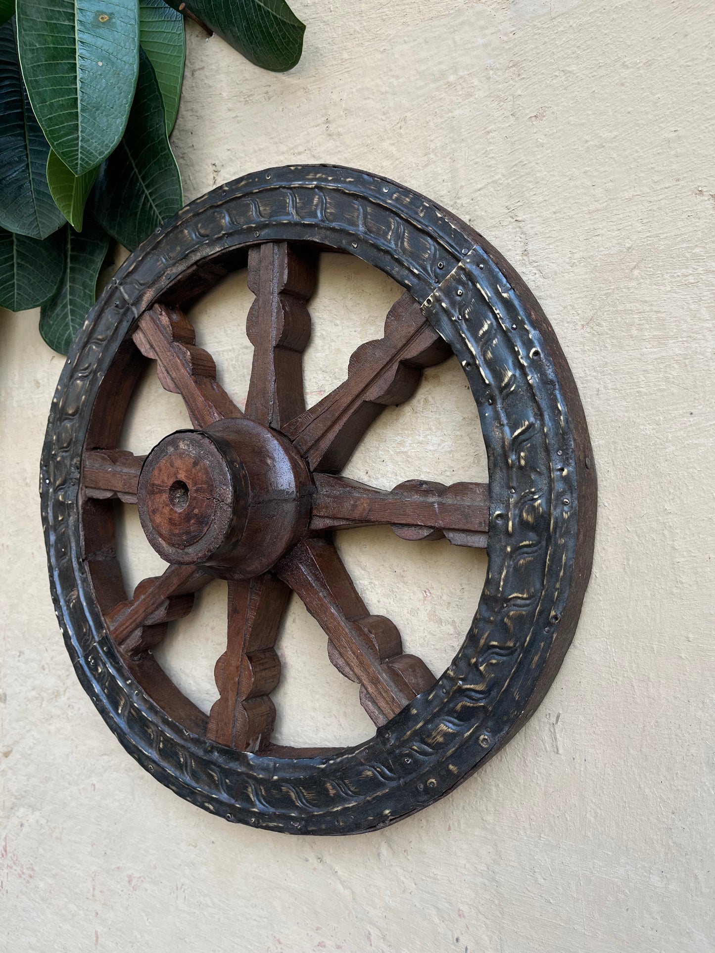 Wood Wall Decor Wheel