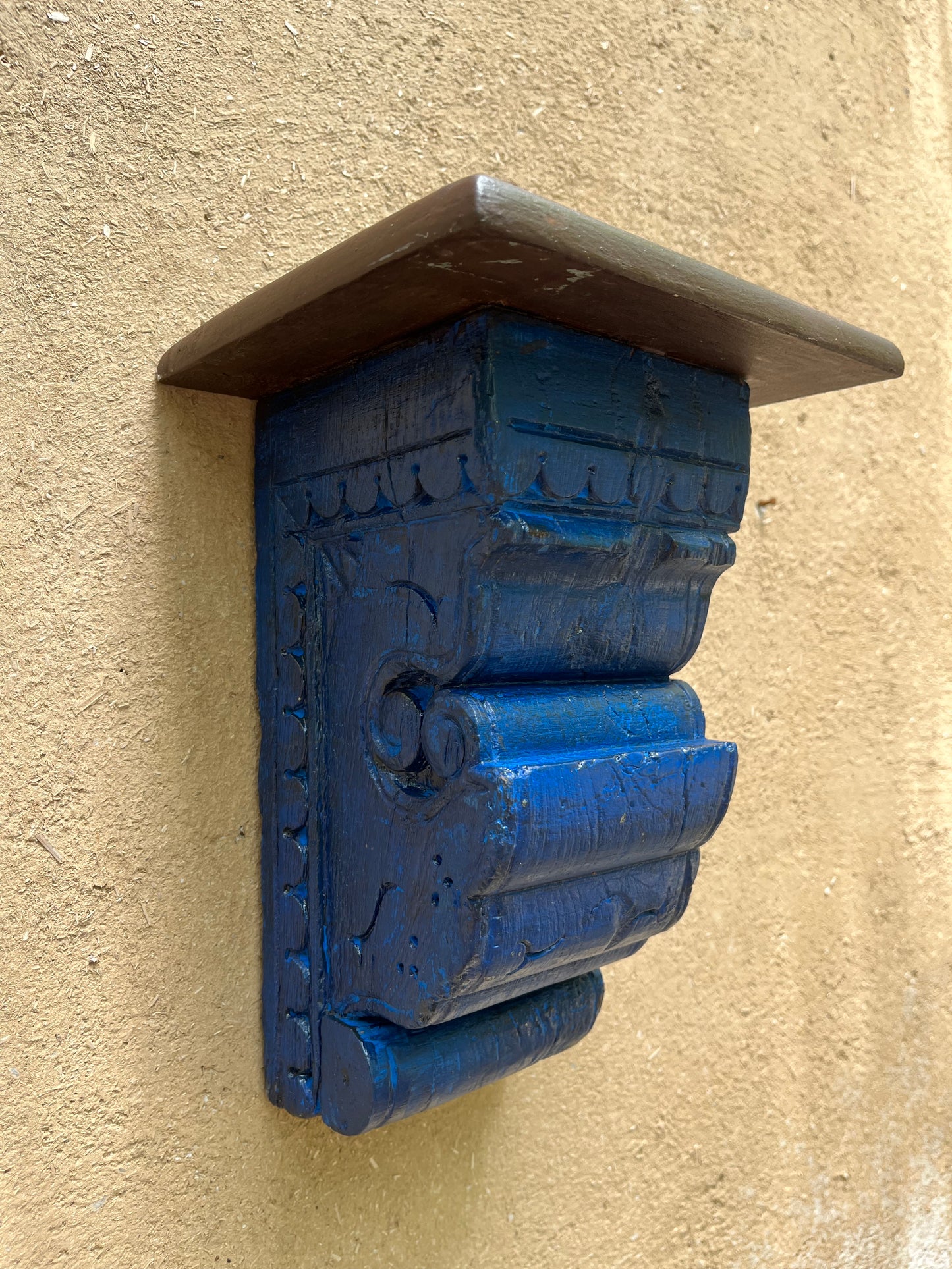 Wooden Blue Brackets