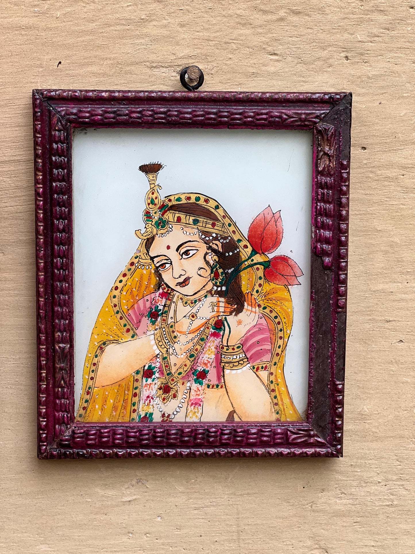 Meera Glass Painting ￼