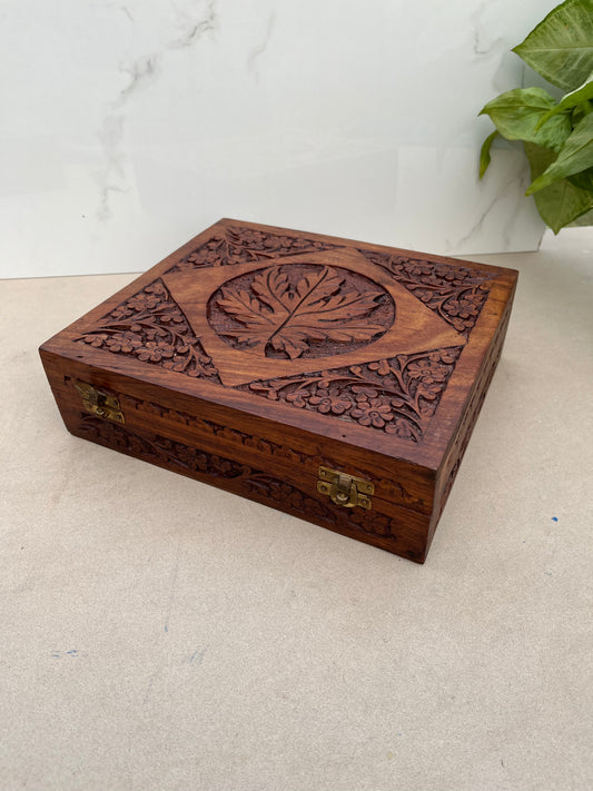 Wooden Carved Box