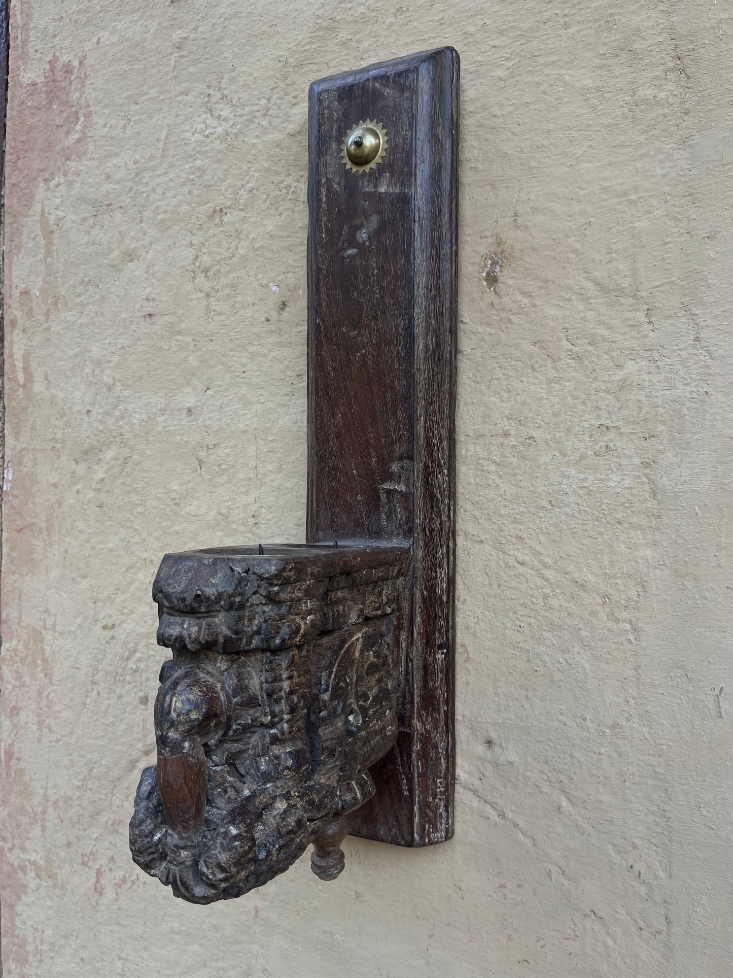 Vintage Hand Carved Bracket