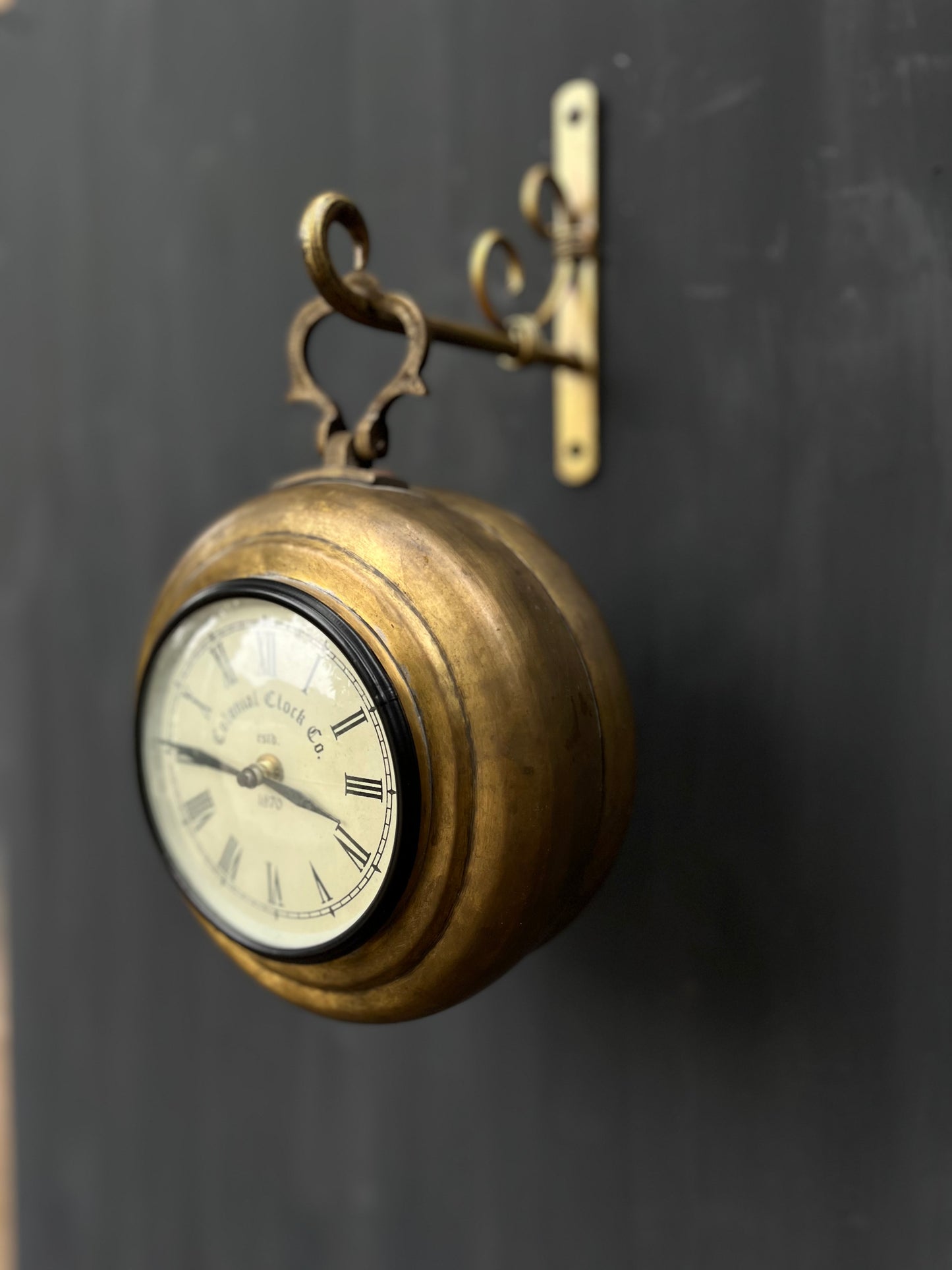 Brass Vintage Wall Clock