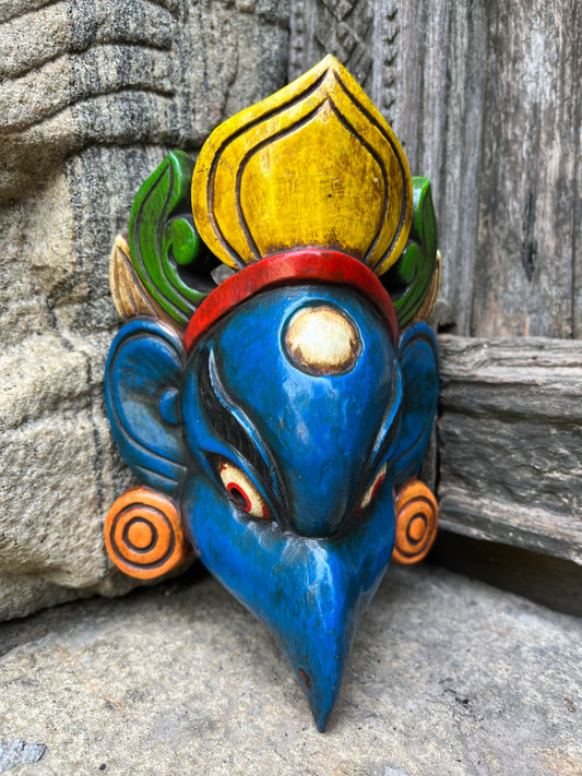 Wooden Garuda Wall Mask