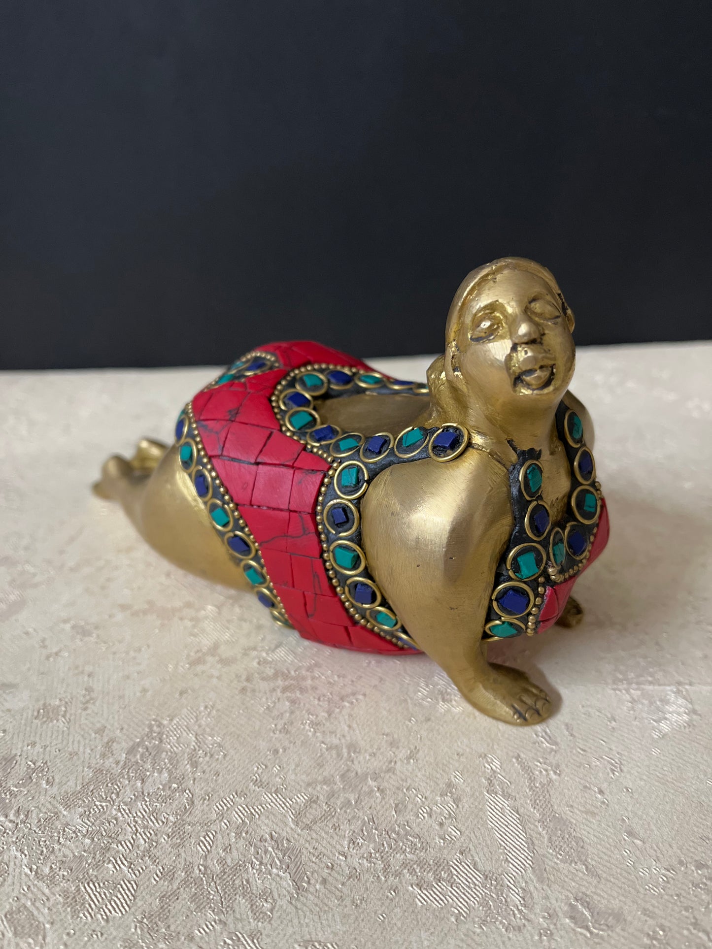 Bhujangasana Figurine in Brass