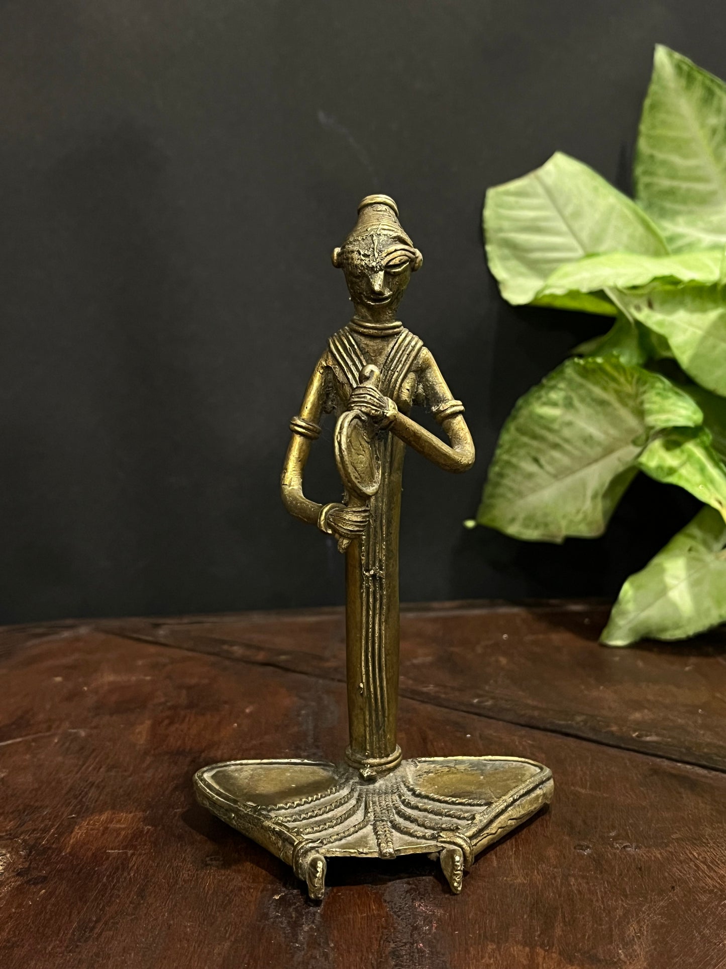Brass Tribal Man