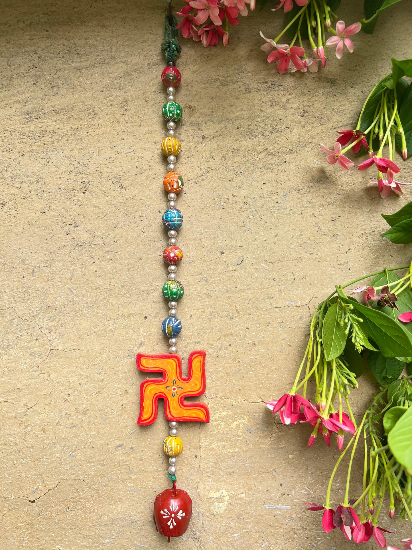 Swastik Clay Hanging ￼