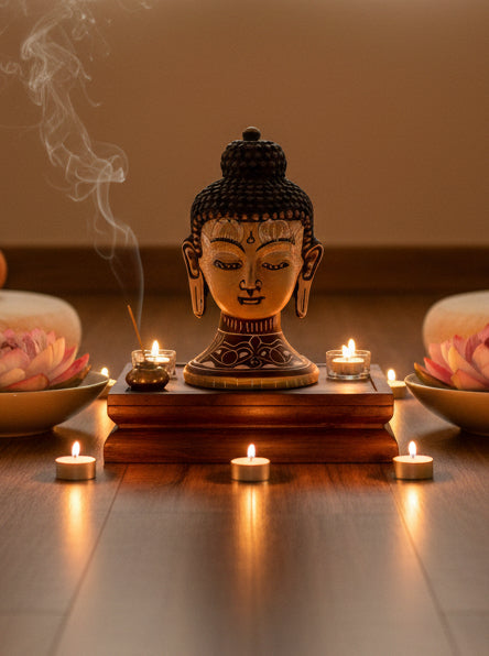 Resin Divine Buddha idol ￼