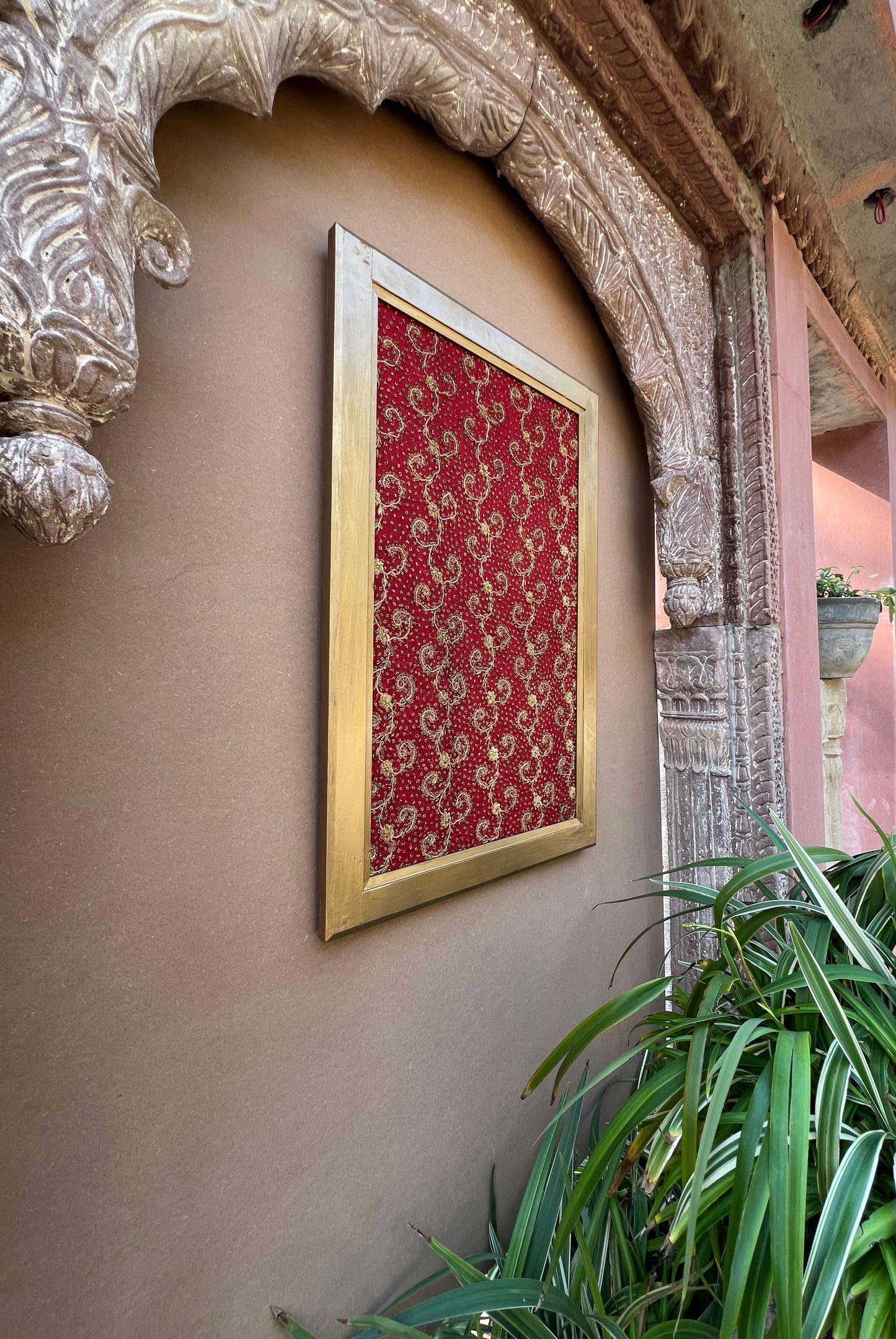 Old Zardozi Embroidery Frame