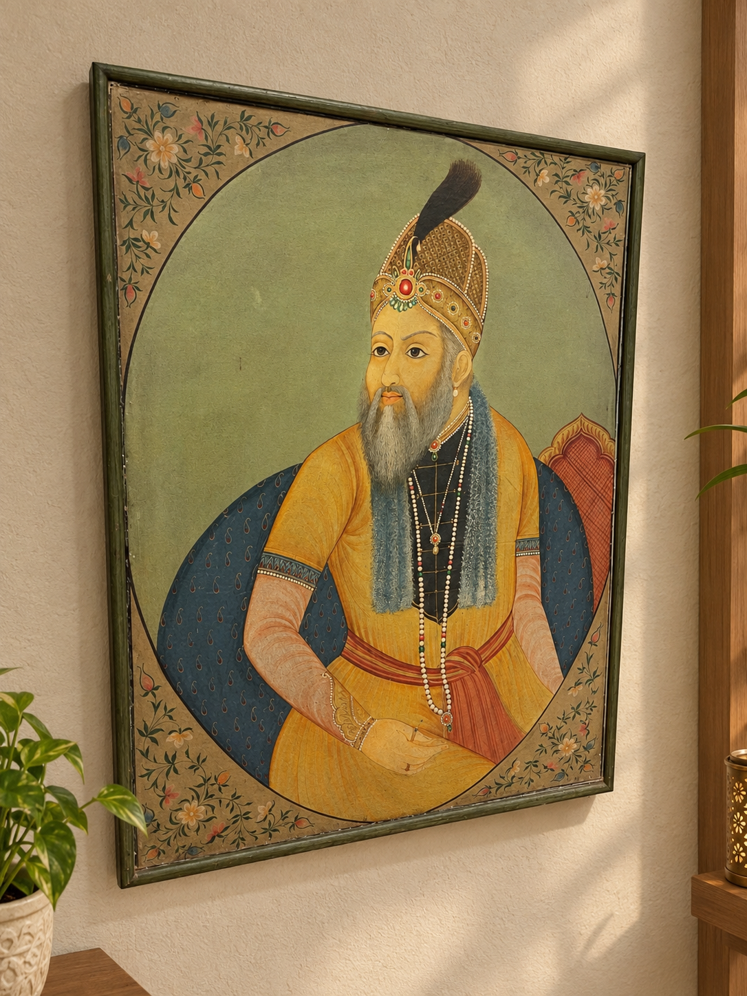 Raja Gajpat Singh Canvas Wall Painting