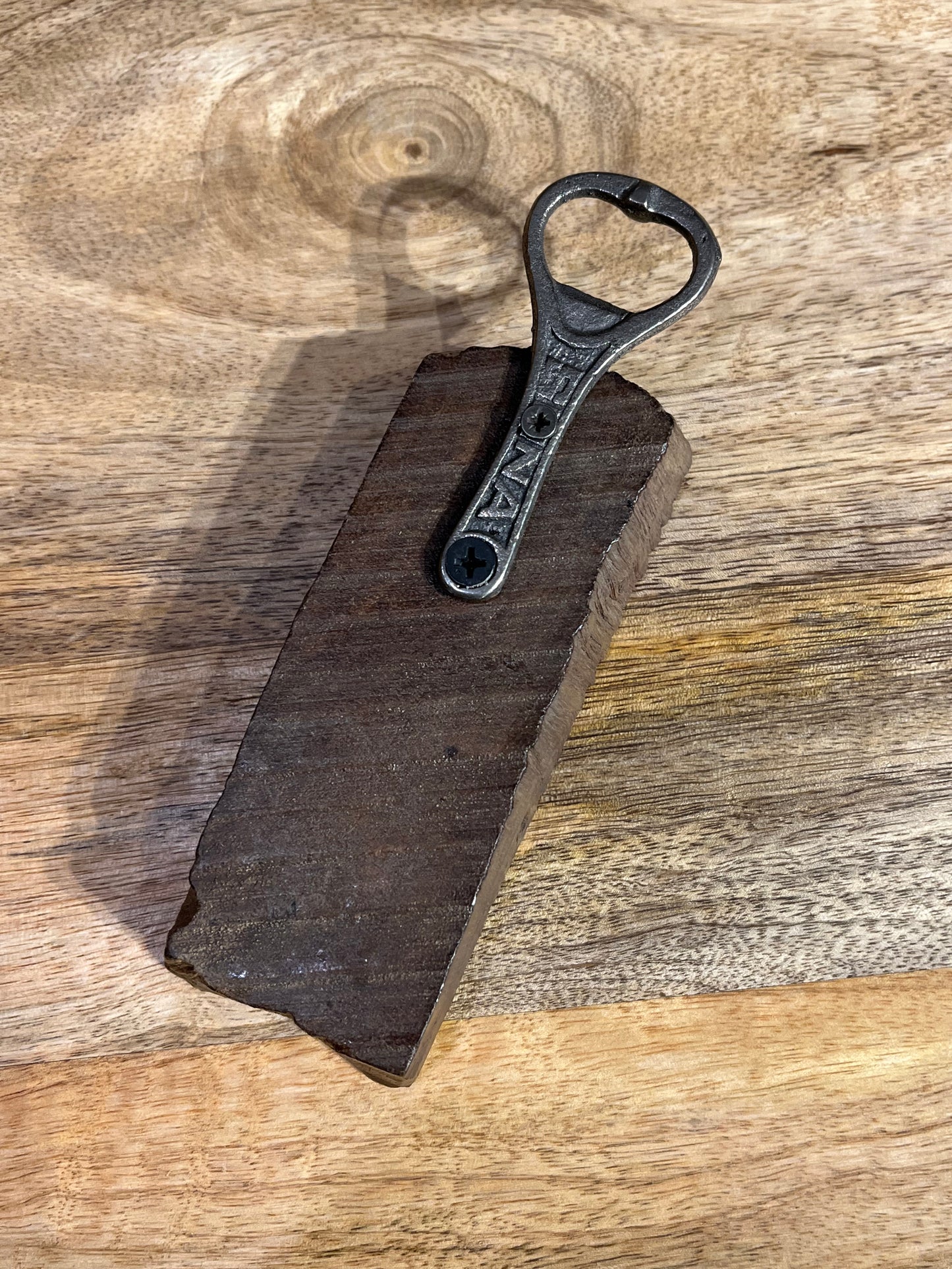 Wood Old Block print Opener