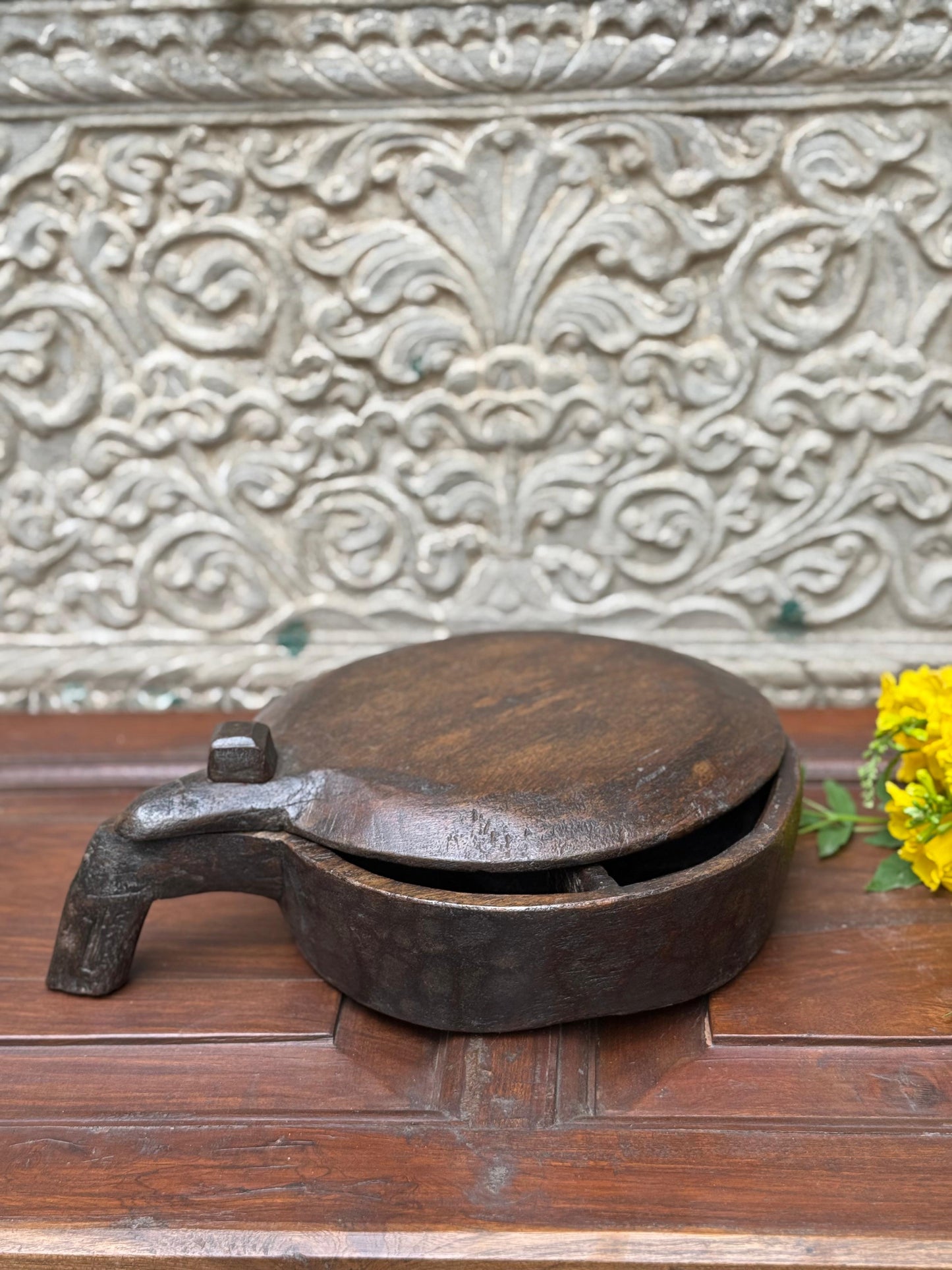 Teak Old Spice Box