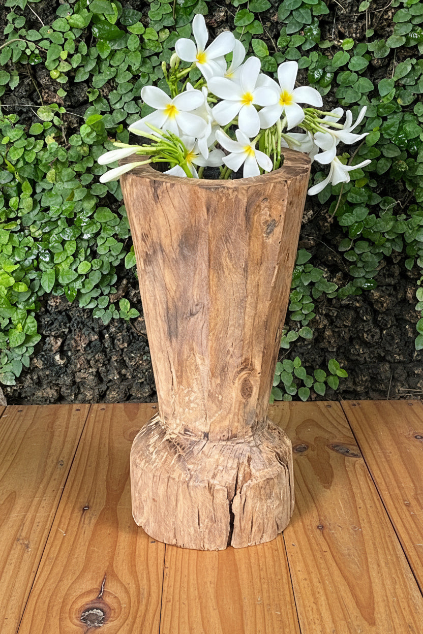 Wood Flower Pot ￼