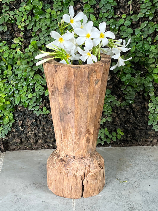 Wood Flower Pot ￼