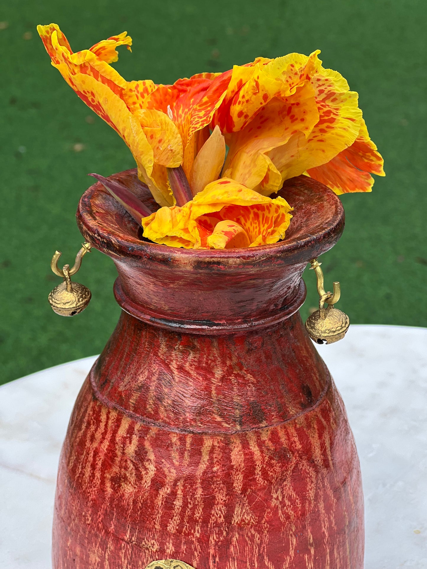 Wood Decorative Colour Pot
