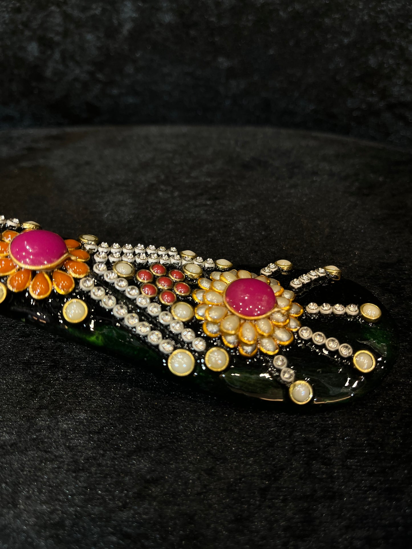 Decorative peacock with stone & Bead work