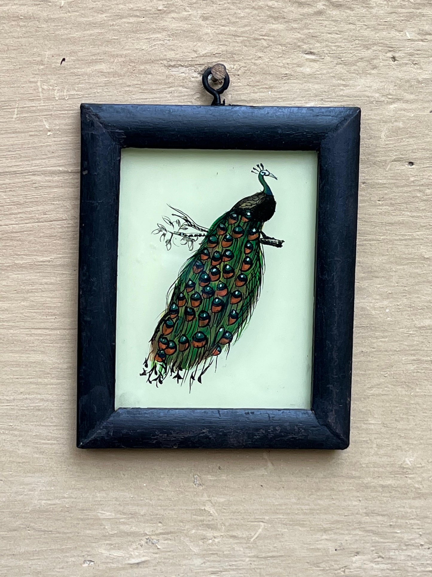 Peacock Glass Painting