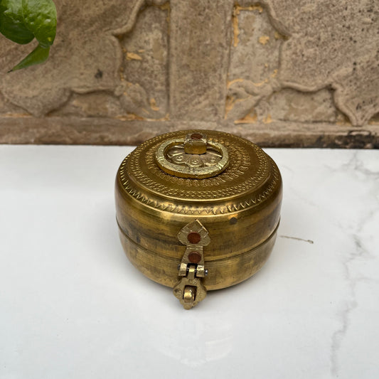 Vintage Brass Small Box