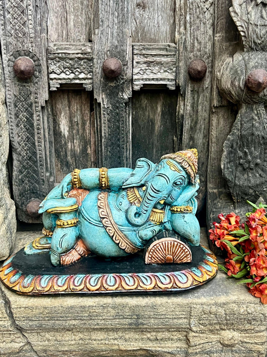 Divine Sleeping Ganesha