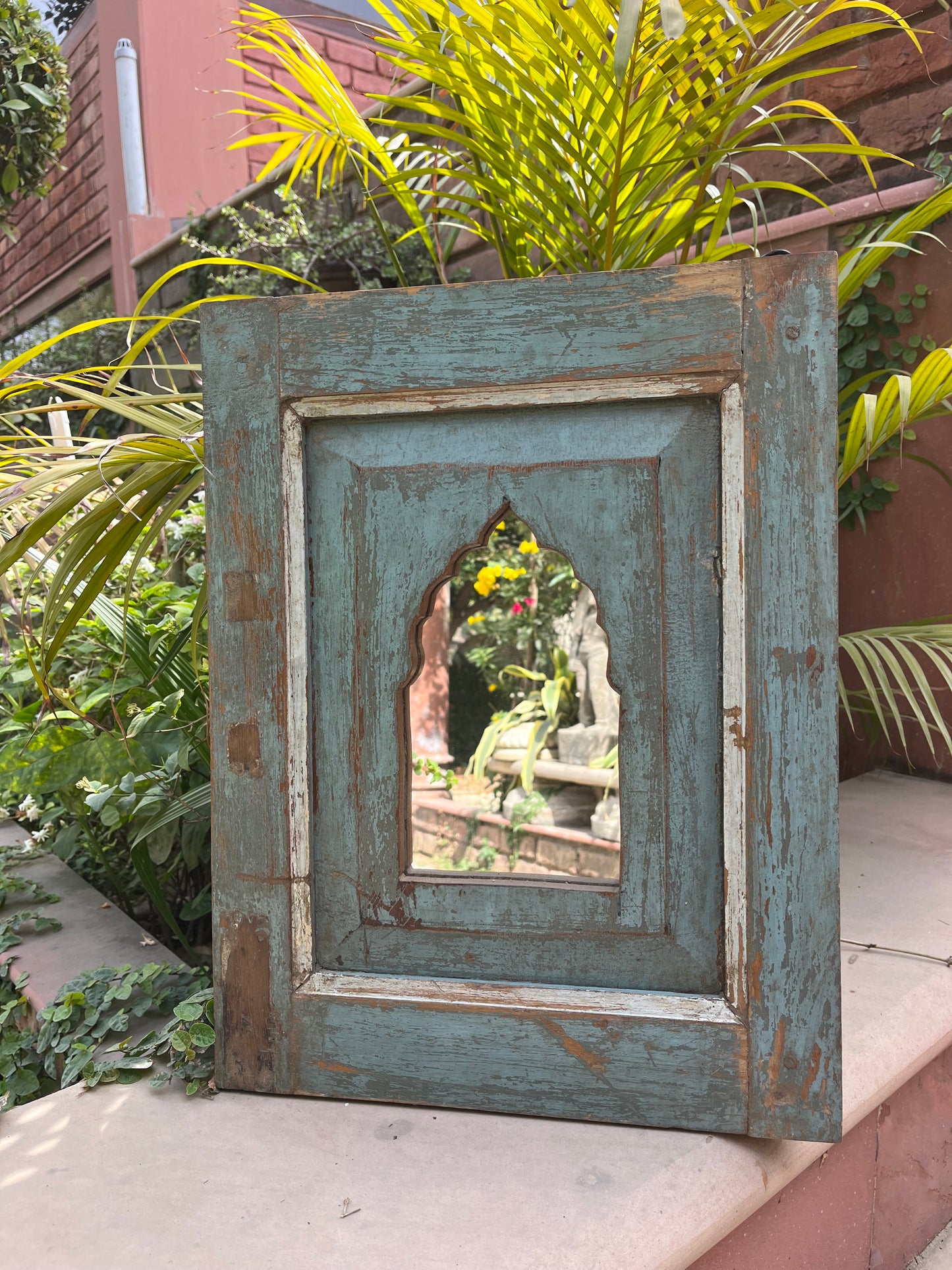 Wood Arch Mirror