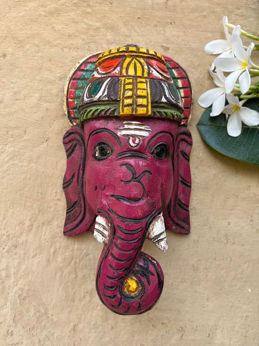 Hand Painted Ganesha Head