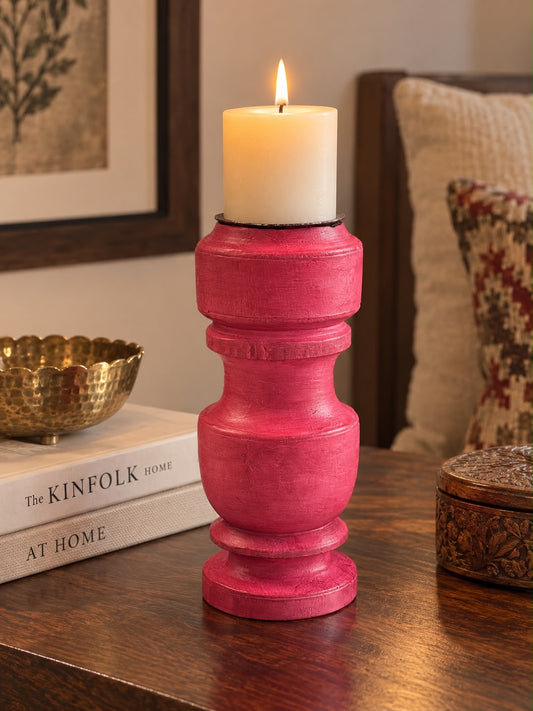 Wooden Candle Holder ￼