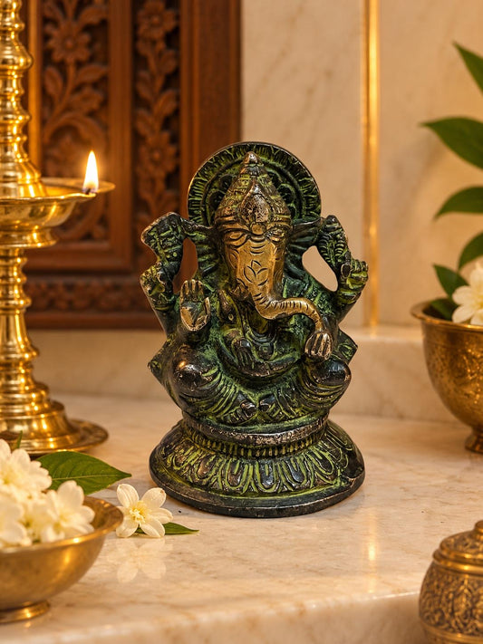 Antique Finish Ganesh