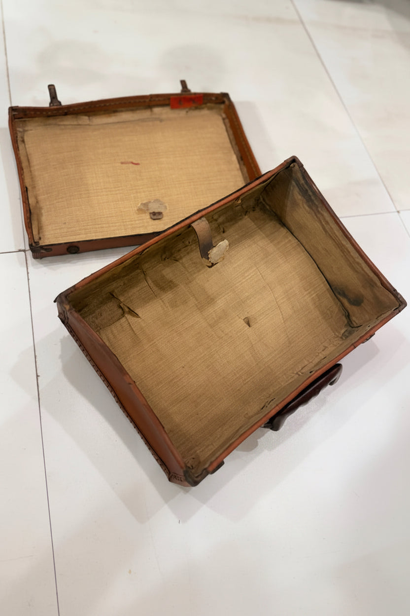 Vintage Leather Suitcase
