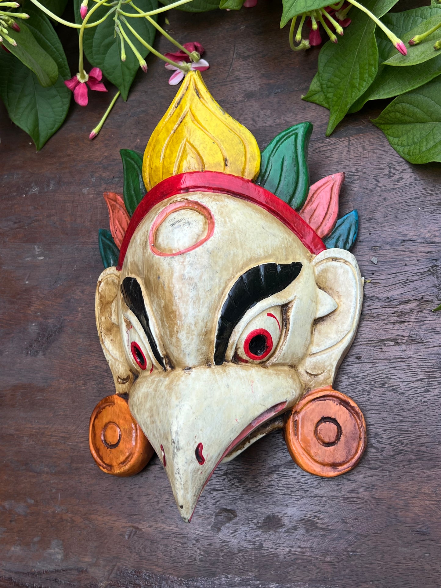 Wood Garud Mask