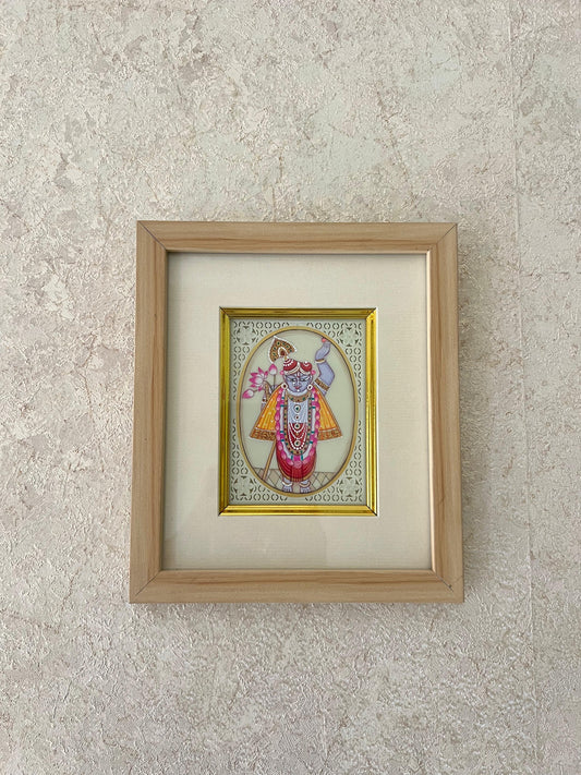 Divine Shrinath ji Marble Painting