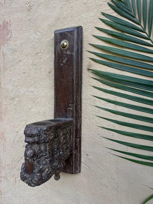 Vintage Hand Carved Bracket