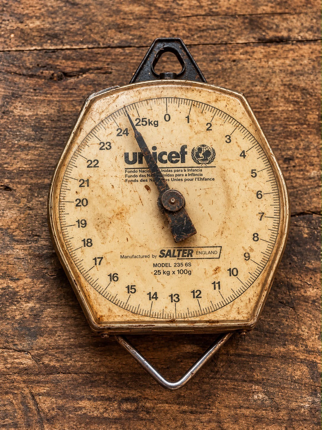 Vintage weight scale