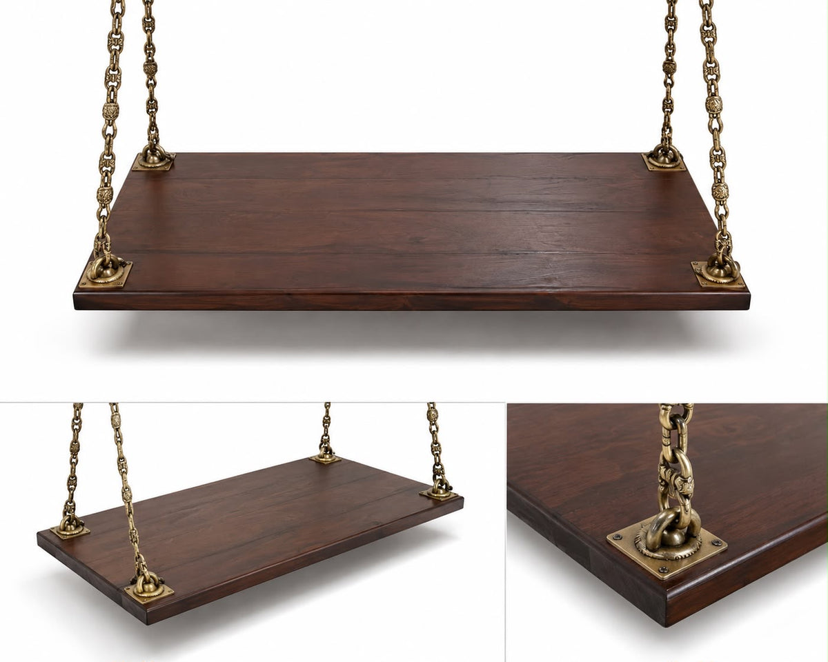 Vintage Swing Plank (No Brass Chain)
