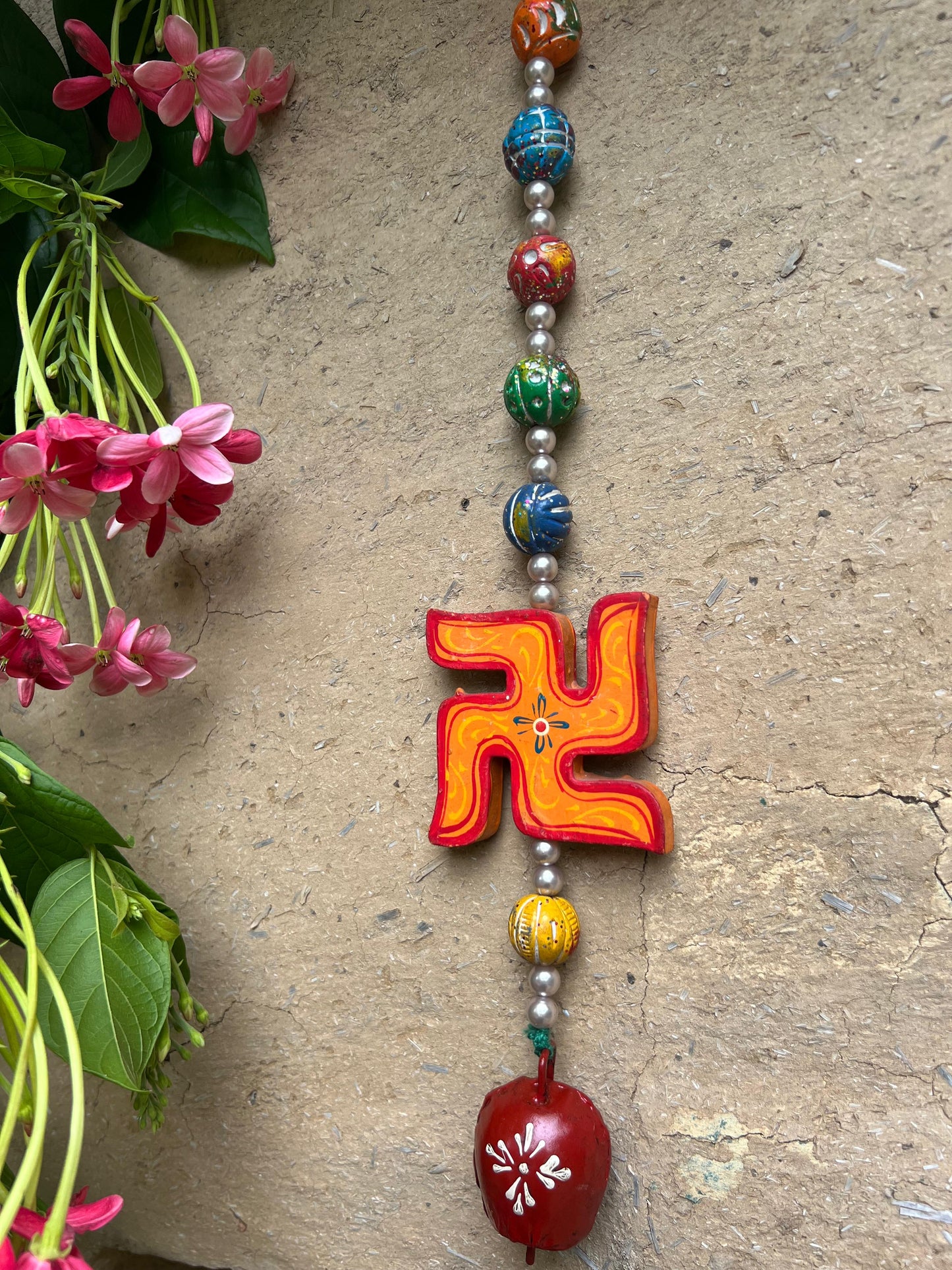 Swastik Clay Hanging ￼