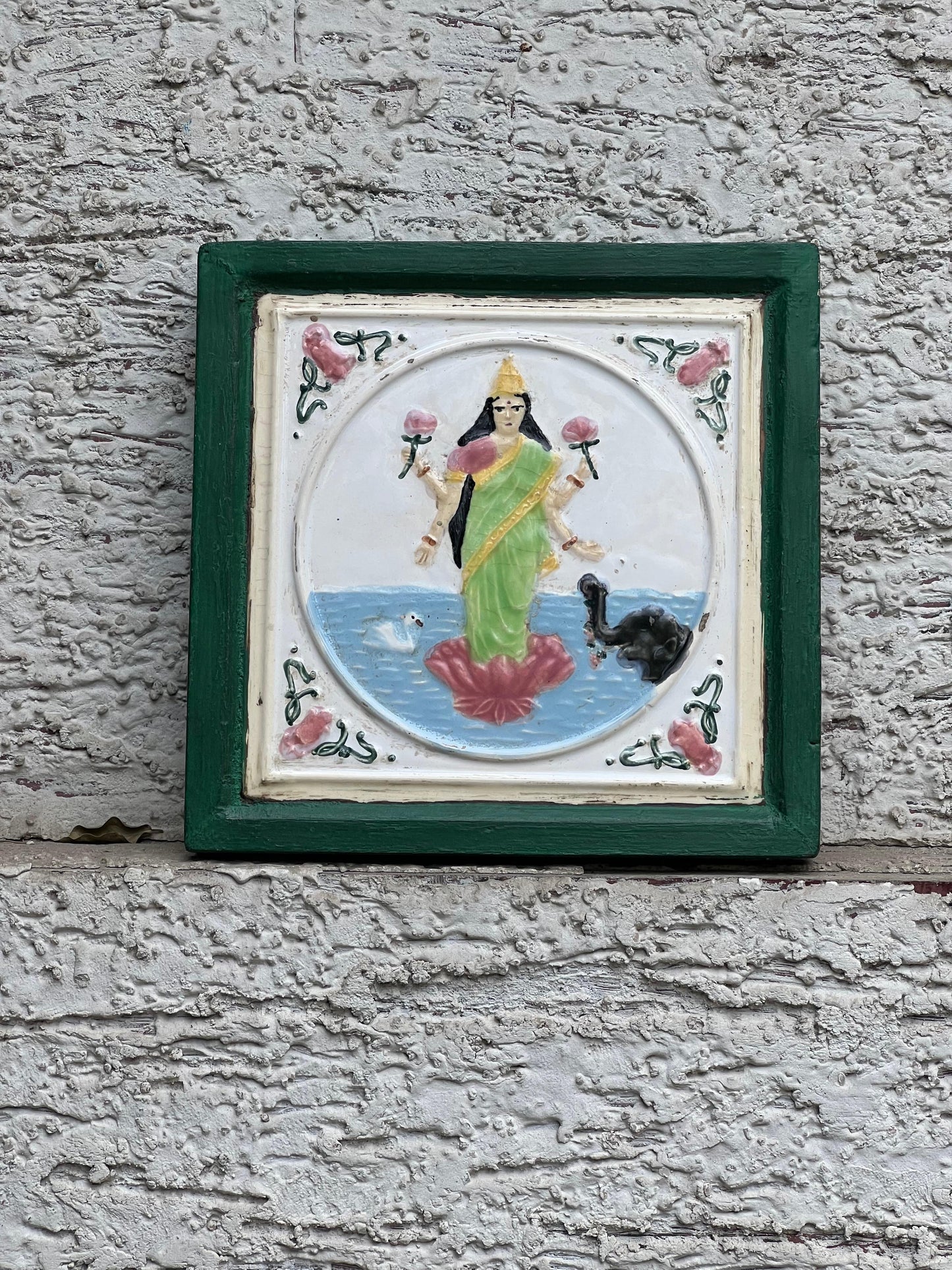 Old Tile Laxmi Wall Frame ￼