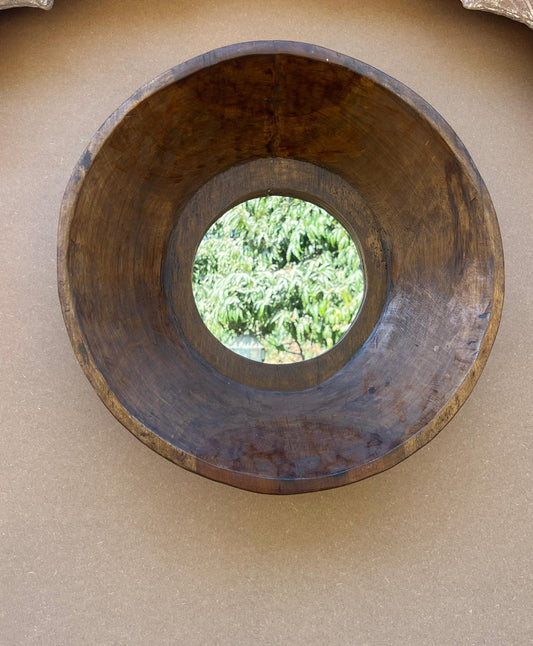 Round Wall Plate Mirror