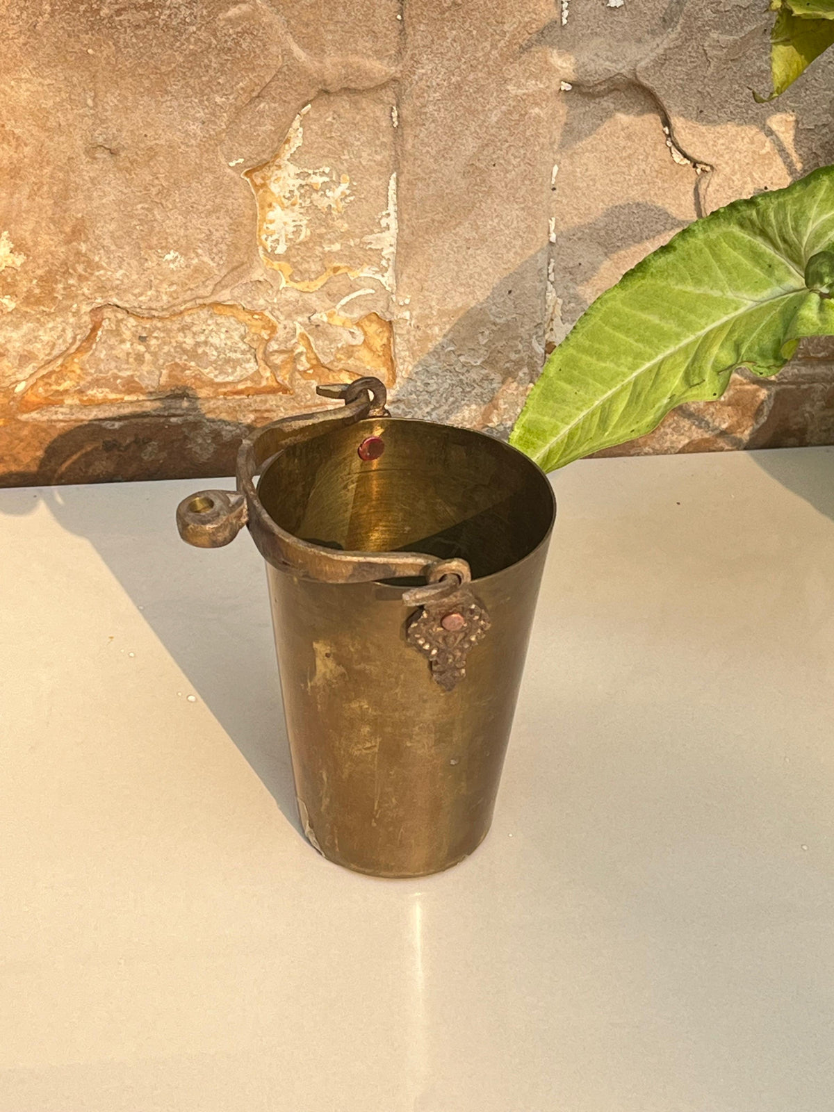 Brass Hanging Glass