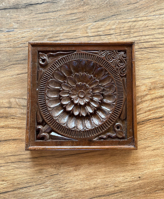 Vintage Hand Carved  Decorative Artwork