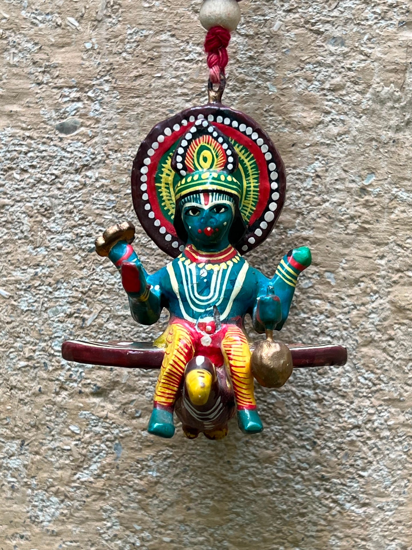 Krishna Hand Painted Hanging ￼