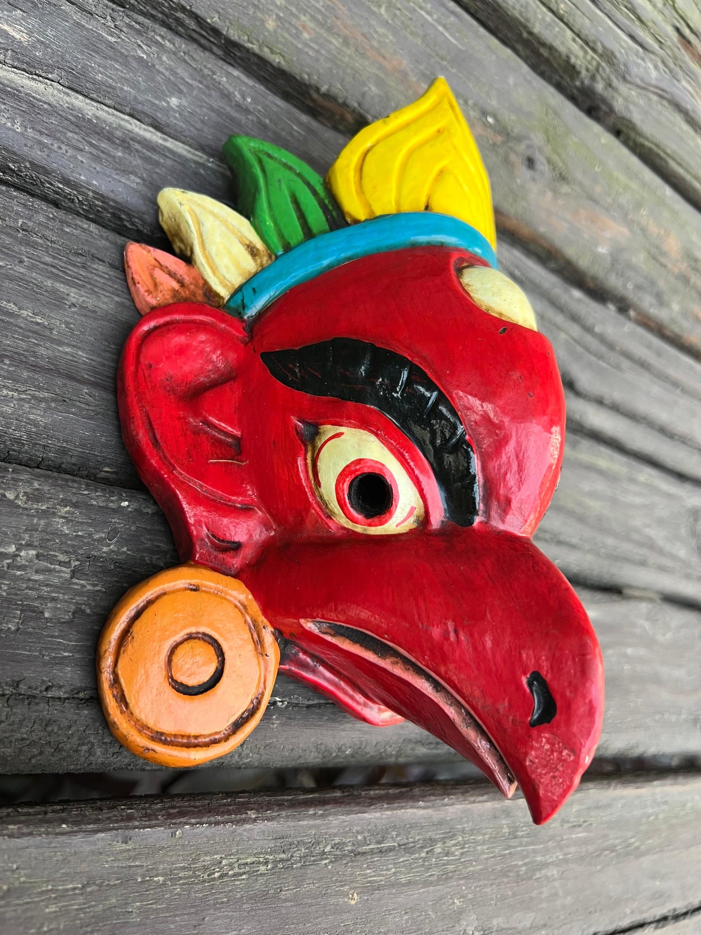 Garuda Hand Painted Mask