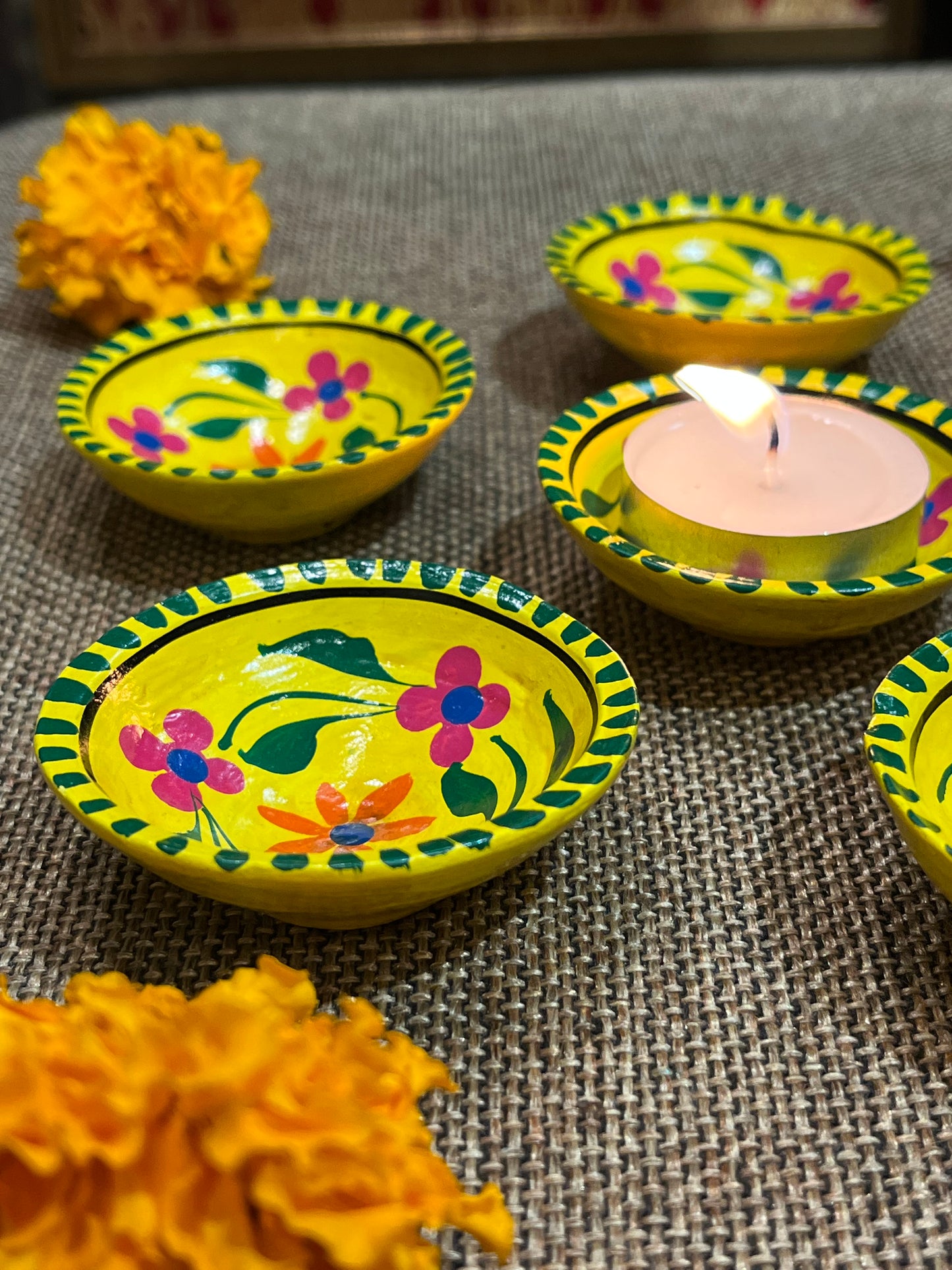 Teracotta Deep Diya Set of 6