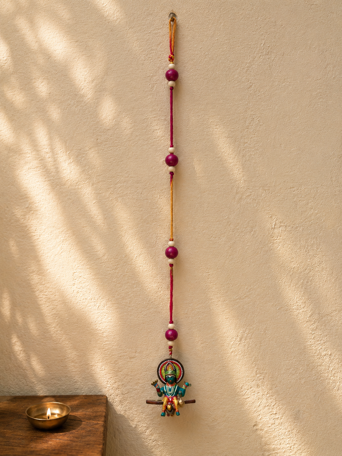 Krishna Hand Painted Hanging ￼