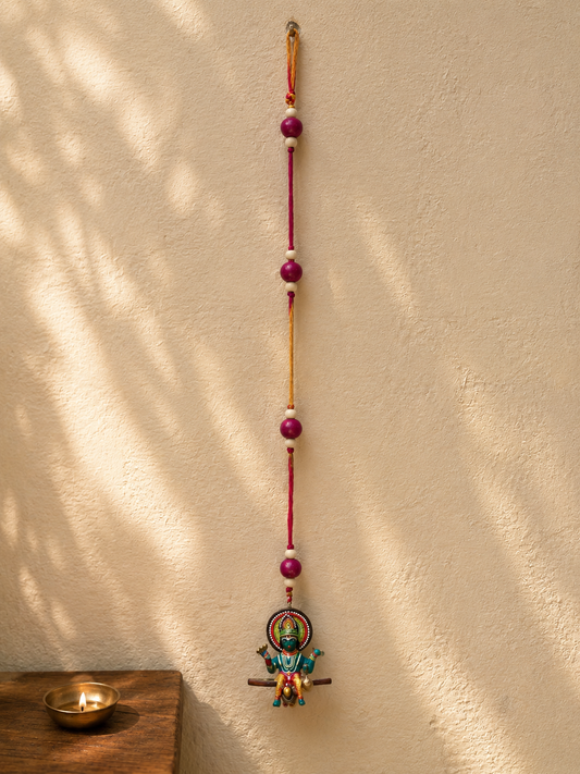 Krishna Hand Painted Hanging ￼