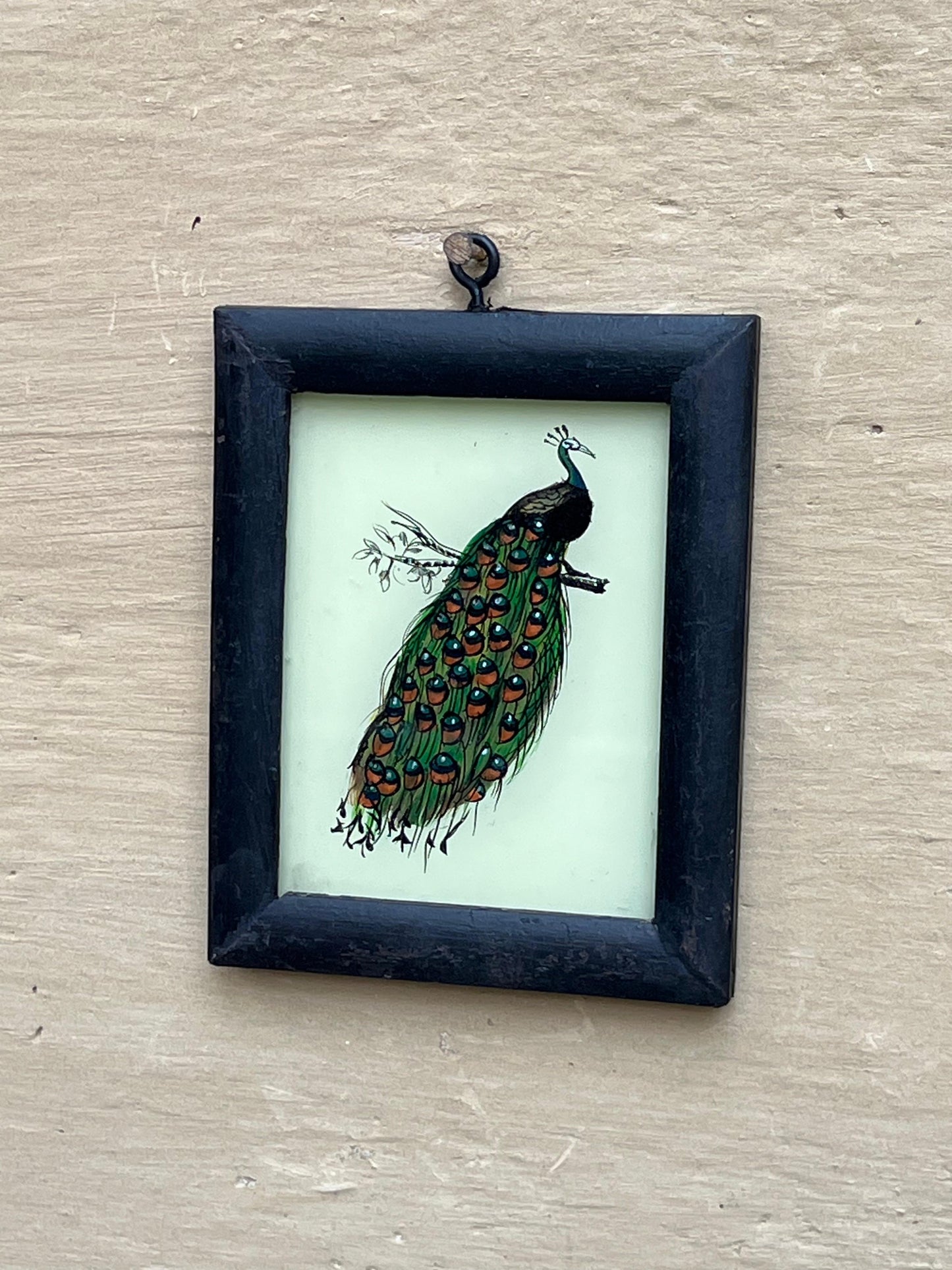 Peacock Glass Painting