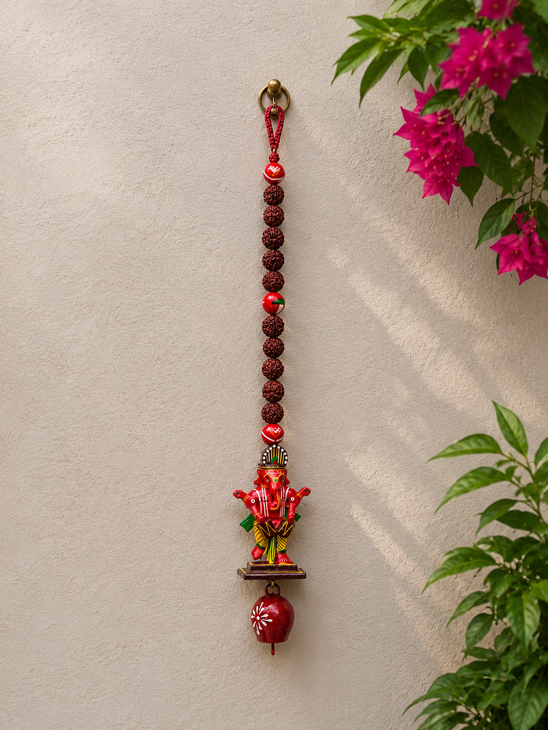 Printed Ganesha Rudraksh Hanging ￼￼